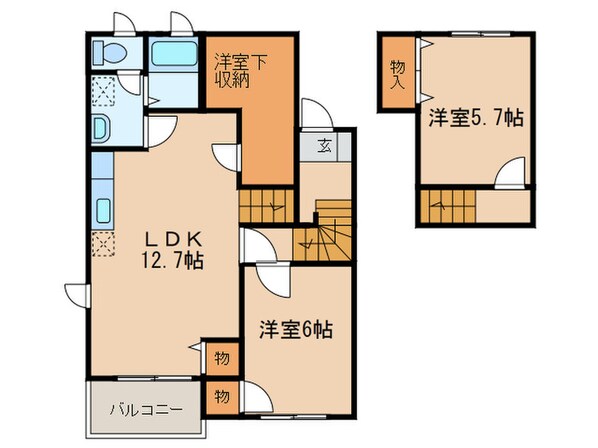 ＡＰＥＸ又穂の物件間取画像